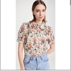 The Great The Fern Top Cream Enchanted Floral Size 2 medium